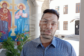 Велико Търново - икона с мощи на свети Никифор Прокажения - посрещане