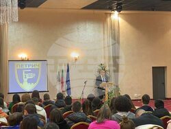 Снимка: Асоциация на прокурорите в България - Главният прокурор на Република България Иван Гешев проведе открит урок с ученици от седем училища от община Петрич.