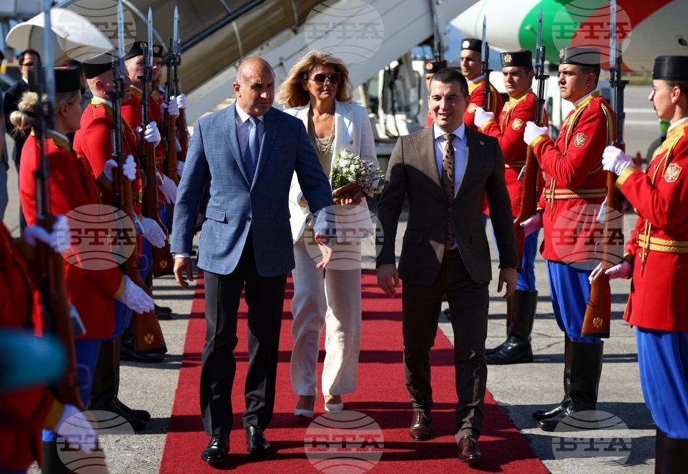 President Radev Arrives on Official Visit to Montenegro