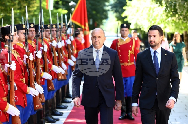 Черна гора - Румен Радев - официално посещение