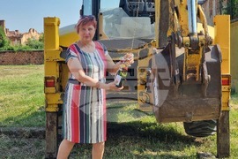 Село Дерманци - училище - проект - първа копка