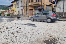 Смолян - проливен дъжд - щети