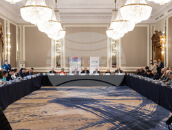 Румен Радев по време на участието си в конференцията „Черно море: по-Близкият изток“