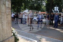 Румъния - БТА - Деветнадесета Световна среща на българските медии - бюст-паметник на Христо Ботев