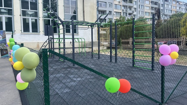 Община Стара Загора: Възпитаниците на IV ОУ „Кирил Христов“ вече ще се радват на нов открит фитнес