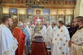 Самоков- Божествена света литургия - Паисий Хилендарски - почит
