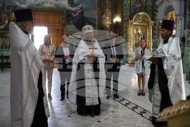 Украйна - Деветнадесета Световна среща на българските медии - молебен за мир