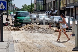 Жълти павета - пренареждане