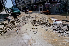 Жълти павета - пренареждане