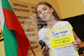 Стилияна Николова - Валентина Иванова - художествена гимнастика - пресконференция