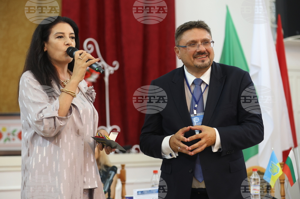 Украйна - Деветнадесета Световна среща на българските медии - Кирил Вълчев - отличие