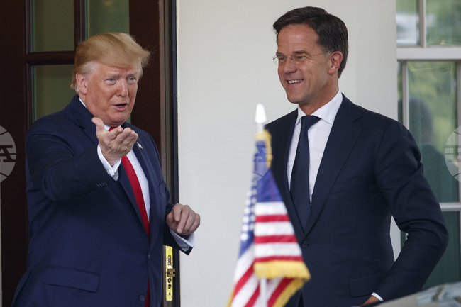 АНП: Генералният секретар на НАТО Марк Рюте очаква Доналд Тръмп да присъства на срещата на върха на НАТО в Хага