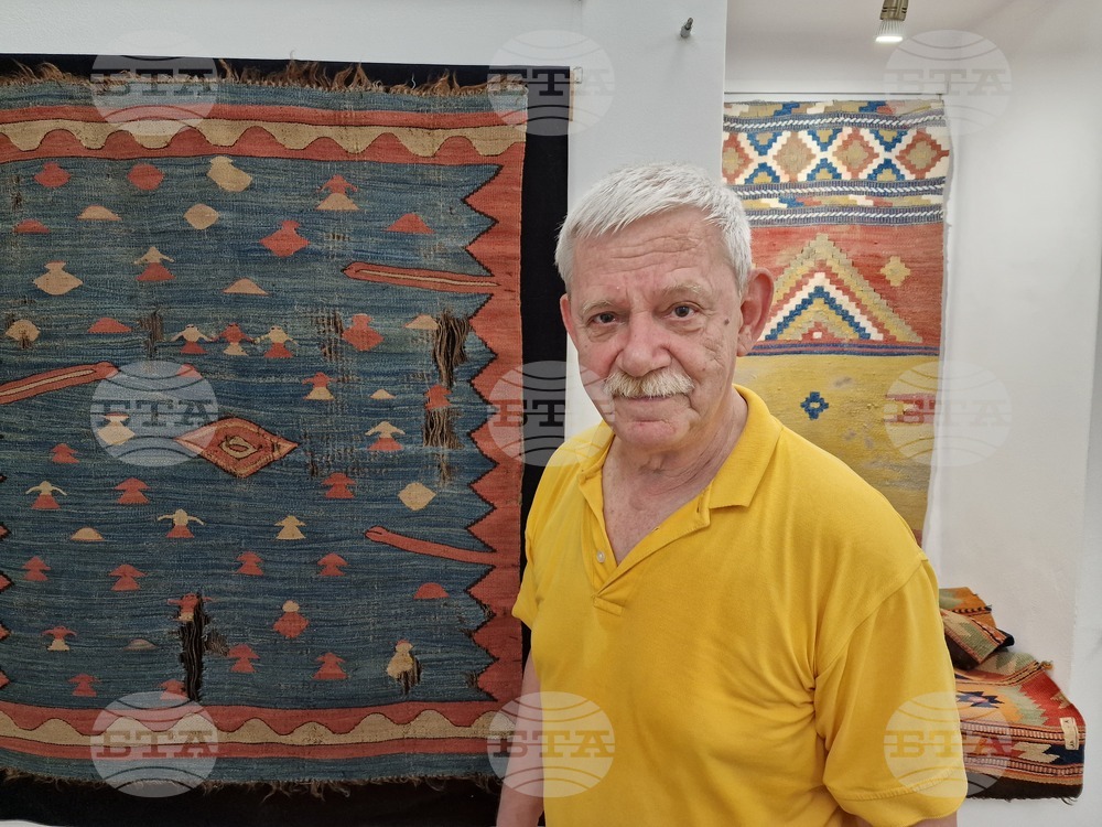 Нидерландец, живеещ във Велико Търново, колекционира старинни български килими и мечтае да създаде Национален музей на българското килимарство