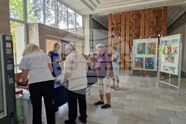 Шумен - филателна изложба - валидиране на марки