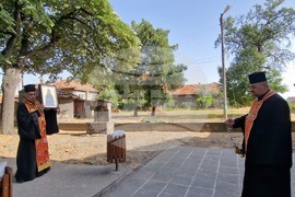 Свищов - свети Никифор Прокажения - чудотворна икона - посрещане