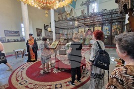 Свищов - свети Никифор Прокажения - чудотворна икона - посрещане