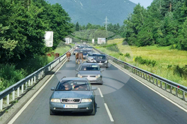 Разлог - коне - път