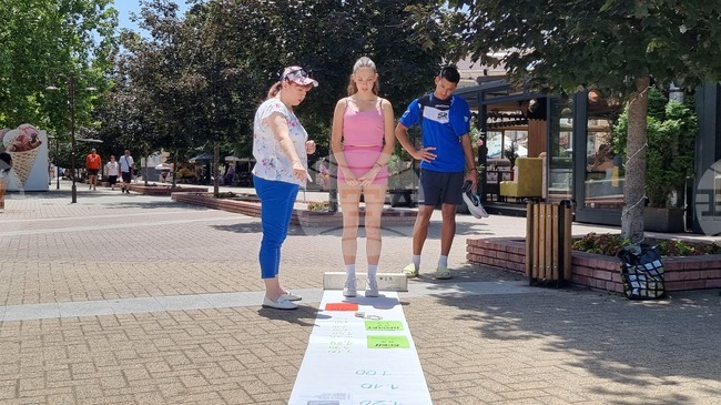 Хасково - астрономи - измерване на човешки ръст