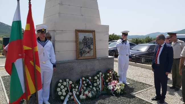 111 г. от подвига на полк. Константин Каварналиев бяха отбелязани с възпоменателна церемония край Дойран