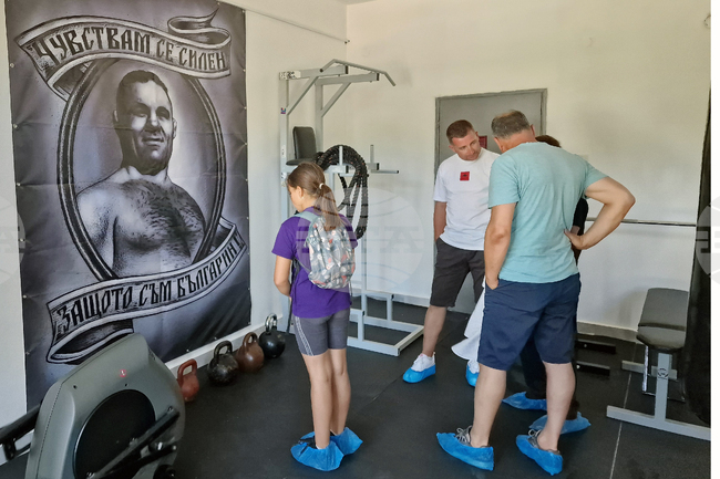 Село Долни Окол - фитнес зала - откриване