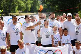 Благоевград - Международен олимпийски ден - факелно бягане