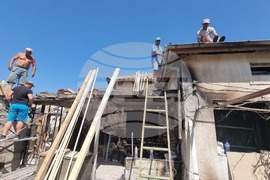 Село Стамболийски - изгоряла къща - взаимопомощ