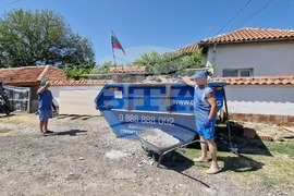 Село Стамболийски - изгоряла къща - взаимопомощ