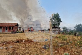 Петрич - пожар край ромска махала