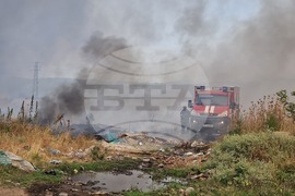 Петрич - пожар край ромска махала