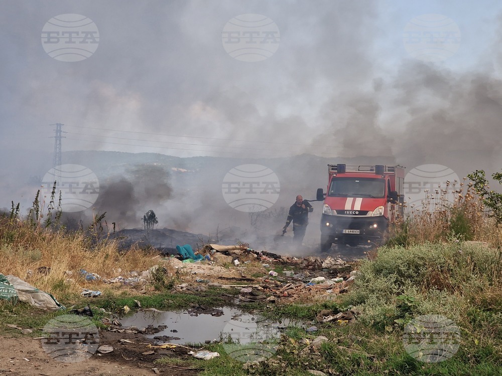 Петрич - пожар край ромска махала