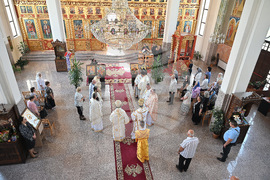 Монтана - празник на града - "Свети дух" - водосвет