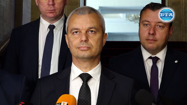 Водили сме разговори със знакови лица от „Продължаваме промяната-Демократична България“ за подкрепа на анти ГЕРБ-ДПС коалиция, каза Костадин Костадинов