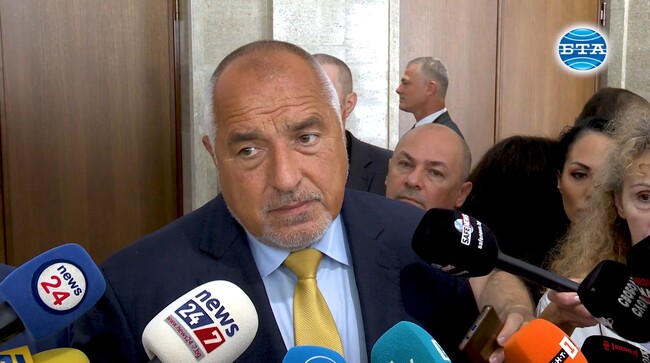 Бойко Борисов обяви, че ще предложи правителство изцяло на ГЕРБ, не желае подкрепа от отделни депутати от други партии