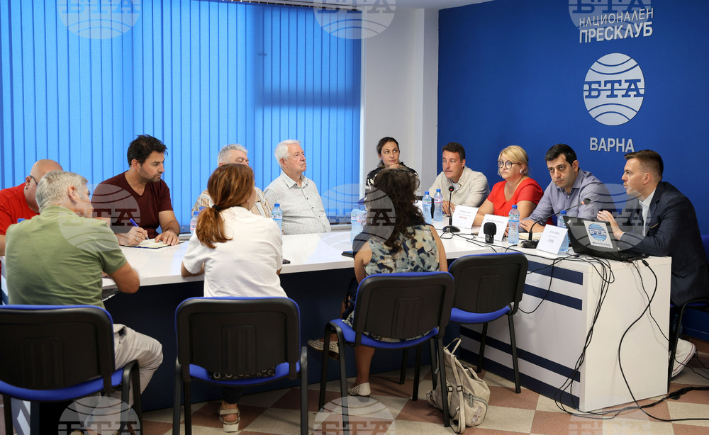 Национален пресклуб на БТА Варна - пресконференция  - Сдружение за модерна търговия