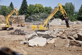 Стадион "Българска армия" - разрушителни дейности