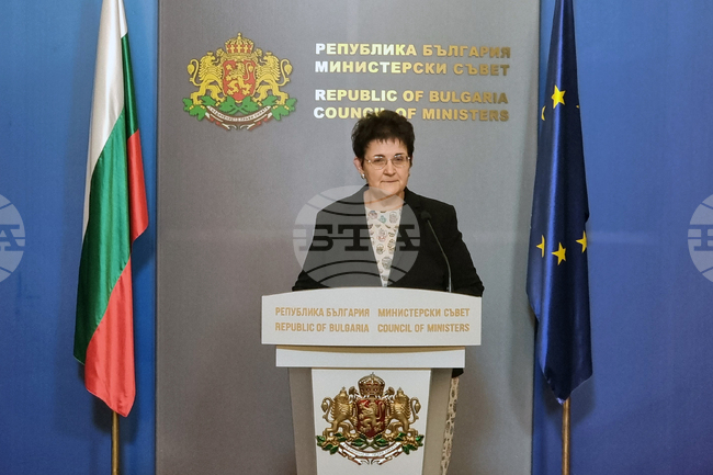 Министерски съвет - Людмила Петкова - брифинг