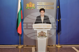 Министерски съвет - Людмила Петкова - брифинг