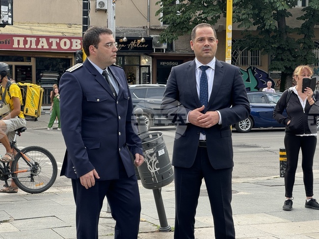 Калин Стоянов - Николай Крушарски - проверка - обезопасяване на участъци по централни софийски булеварди