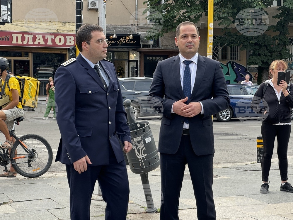 Калин Стоянов - Николай Крушарски - проверка - обезопасяване на участъци по централни софийски булеварди