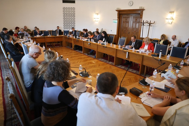 Парламент - Временна комисия за изработване на проект на Правилник за организацията и дейността на Народното събрание - заседание