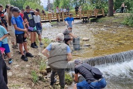 Самоков - река Искър - зарибяване