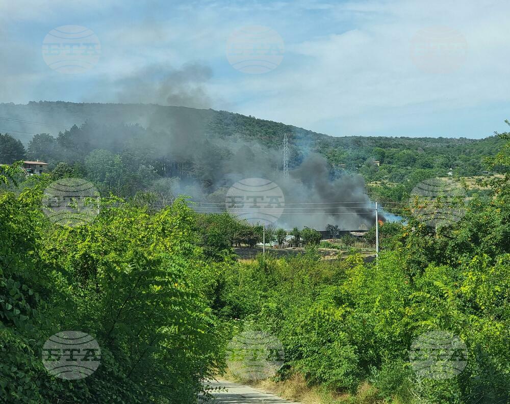 Заради задимяване от пожар е временно затворен за движение пътят Ветрино – Провадия