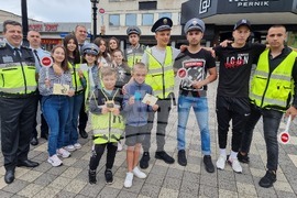 Перник - Национален ден на безопасността на движението по пътищата - деца - акция