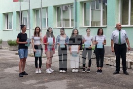 Видин - математическа гимназия - награждаване