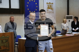 Благоевград - Общински съвет - спортисти - награждаване