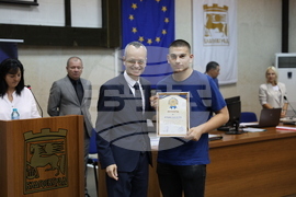 Благоевград - Общински съвет - спортисти - награждаване