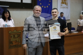 Благоевград - Общински съвет - спортисти - награждаване