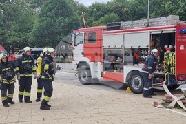 Перник - пожаро-тактическо учение - община