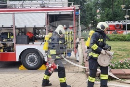 Перник - пожаро-тактическо учение - община