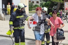 Перник - пожаро-тактическо учение - община